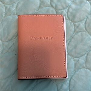 Dooney & Bourke Tan Leather Passport Holder